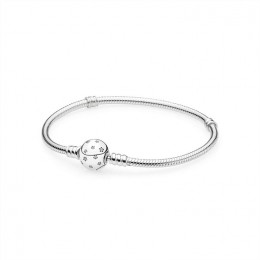 Pandora Jewelry Star silver bracelet with clear cubic zirconia 590735cz