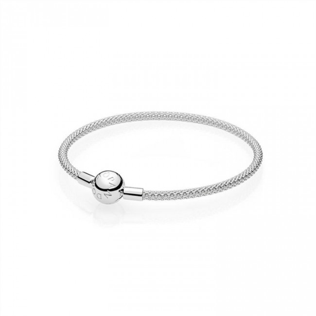 Pandora Jewelry Sterling Silver Mesh Bracelet 596543