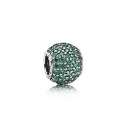 Pandora Jewelry Pave Lights Charm-Dark Green CZ 791051CZN
