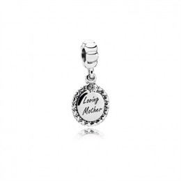 Pandora Jewelry Loving Mother Dangle Charm-Clear CZ 791127CZ