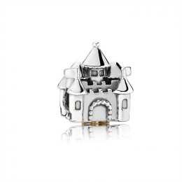 Pandora Jewelry Fairytale Castle Silver and Gold Charm-Pandora Jewelry 791133PCZ