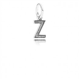 Pandora Jewelry Letter Z Dangle Charm-Clear CZ 791338CZ
