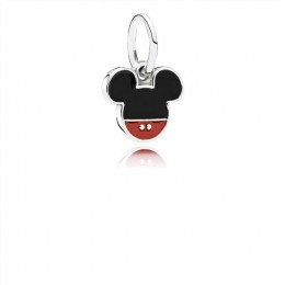 Pandora Jewelry Disney-Mickey Icon Dangle Charm-Mixed Enamel 791461ENMX