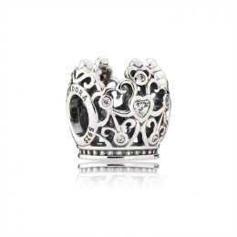 Pandora Jewelry Disney-Princess Crown Charm-Clear CZ 791580CZ