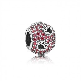 Pandora Jewelry Disney-Minnie Silhouettes Charm-Red CZ 791584CZR