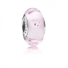 Pandora Jewelry Pink Hearts Charm-Murano Glass & Pink CZ 791632PCZ