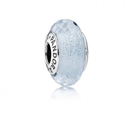 Pandora Jewelry Frosty Mint Shimmer Charm-Murano Glass 791656