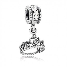 Pandora Jewelry My Princess Tiara Silver Hanging Charm-791738CZ