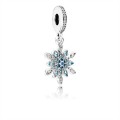 Pandora Jewelry Crystallised Snowflake Pandora Jewelry Hanging Charm 791761NBLMX