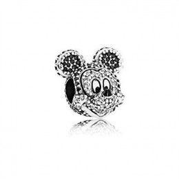 Pandora Jewelry Disney Sparkling Mickey Portrait Charm 791795NCK