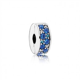 Pandora Jewelry Mosaic Shining Elegance Clip-Multi-Colored Crystals & Clear CZ