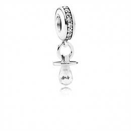 Pandora Jewelry Shimmering Pacifier Hanging Charm 791890CZ