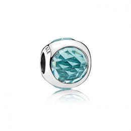 Pandora Jewelry Radiant Droplet Charm-Icy Green Crystals 792095NIC