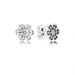 Pandora Jewelry Floral Daisy Lace Stud Earrings 290692