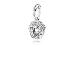 Pandora Jewelry Sparkling Love Knot Pendant Charm 390385CZ