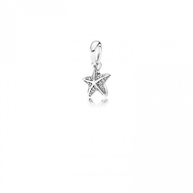 Pandora Jewelry Tropical Starfish Pendant-Clear CZ 390403CZ