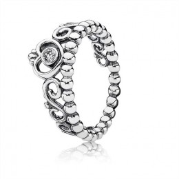 Pandora Jewelry My Princess Stackable Ring-Clear CZ 190880CZ