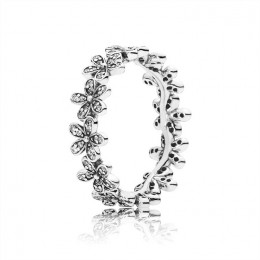 Pandora Jewelry Dazzling Daisy Meadow Stackable Ring-Clear CZ 190934CZ