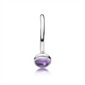 Pandora Jewelry Poetic Droplet Ring-Purple CZ 190983ACZ