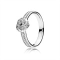 Pandora Jewelry Sparkling Love Knot Ring-Clear CZ 190997CZ