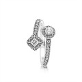 Pandora Jewelry Abstract Elegance Ring-Clear CZ 191031CZ